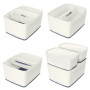 Mybox avec couvercle, format large wow leitz , blanc gris
