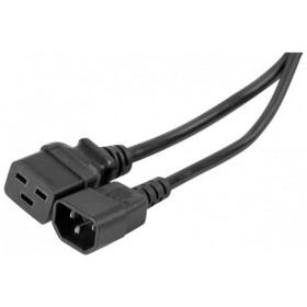 Rallonge secteur C14   C19 noire - 2,0 m