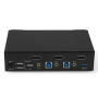 LINDY Switch KVM DisplayPort 1.4, USB 3.0 & Audio, 2 ports