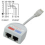 LINDY Doubleur de port RJ-45 UTP   2 x 10 100 Base-T