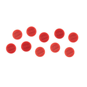 Aimants pour tableaux 2.5kg, 38mm, pack de 10, Rouge