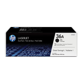 HP toner cartridge CB436AD Twinpack ( No.36A )