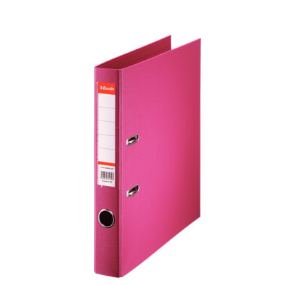 Classeur a levier a4 standard pp pp 50mm esselte, fuschia