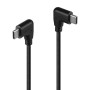 LINDY Câble USB 2.0 type C vers C coudé, 1m