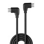 LINDY Câble USB 2.0 type C vers C coudé, 1m