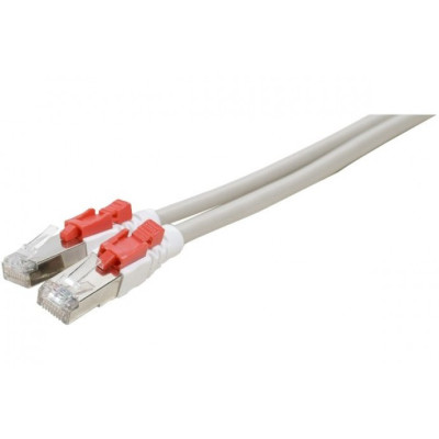 Cordon RJ45 CAT 6A S FTP à verrouillage gris - 3 m