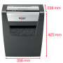 Destructeur de documents manuel x312 momentum rexel, noir