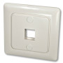LINDY Façade pour 1 module Keystone