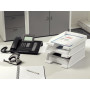 Corbeille a courrier jumbo , leitz plus, argent