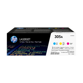 Hp toner cartridge cf370am multipack c m y ( no.305a )