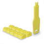 LINDY Verrous de ports RJ45, 10 pièces avec clé, Jaune
