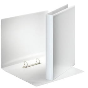 Classeur 2 anneaux personnalisable Ø 25mm essentials esselte, blanc
