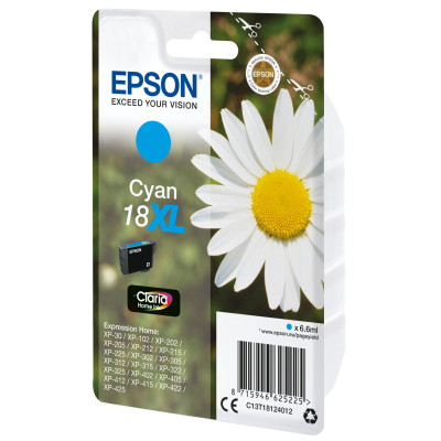 Epson ink cartridge t18124012 cyan 18xl ( c13t18124012 )