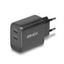 LINDY Chargeur GaN 65W 2 x USB Type C
