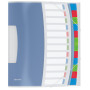 Trieur 12 touches, translucide vivida esselte, touches multicolores