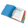 Trieur 12 touches, translucide vivida esselte, touches multicolores