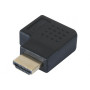 COUPLEUR HDMI M F COUDE  A PLAT (270°) - MODELE A