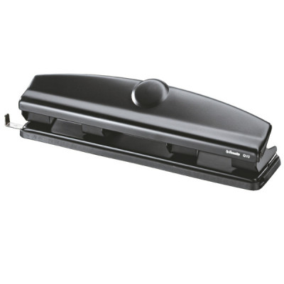 Perforateur de bureau en metal Q10 Esselte, Noir