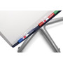 Chevalet mobile acier laque nano clean™ nobo, blanc