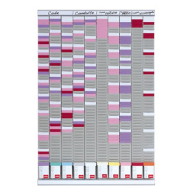 Kit planning polyvalent 10 colonnes 54 fentes nobo