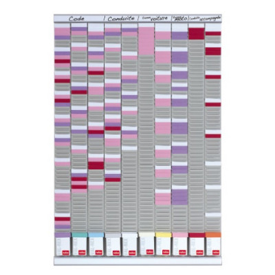 Kit planning polyvalent 10 colonnes 54 fentes nobo