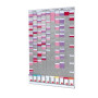 Kit planning polyvalent 10 colonnes 54 fentes nobo