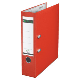 Classeur a levier 180° 80 mm, Leitz standard, Rouge Clair