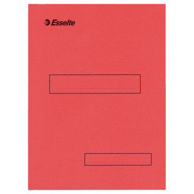 Sous-dossiers en carton kraft 2 rabats esselte, rouge