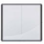 Vitrine d'interieur 18xa4 premium plus nobo, magnetique , blanc