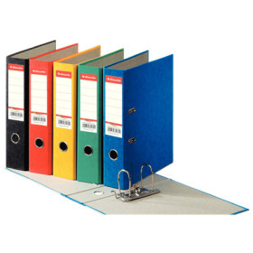 Classeur a levier carton 75mm rainbow esselte, assortis
