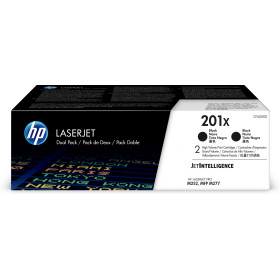 Hp toner cf400xd no.201x twinpack black ( high yield )