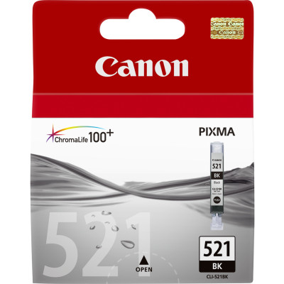 Canon ink 2933b001 cli-521bk black