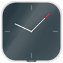 Horloge murale en verre cosy, gris