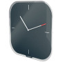 Horloge murale en verre cosy, gris