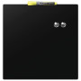 Tableau memo carre 360 x 360 mm Nobo, Noir