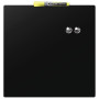 Tableau memo carre 360 x 360 mm Nobo, Noir