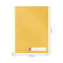 Lot de 3 pochette de confidentialite a4 pp cosy leitz, lot 3, jaune