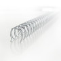 Peigne metallique A4 8mm WIREBIND GBC, Lot 100, Argent