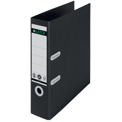 Classeur a levier 180° 80mm, re cyle leitz, noir