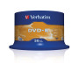 Dvd-r verbatim - 4.7 go   120 min 16x - 50 pièces en cloche