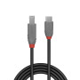 LINDY Câble USB 3.2 Type C vers B, 5Gbit s, Anthra Line, 1m