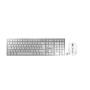 CHERRY Pack clavier & souris DW 9100 sans fil blanc argent