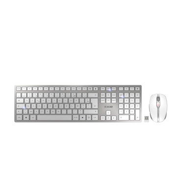 CHERRY Pack clavier & souris DW 9100 sans fil blanc argent