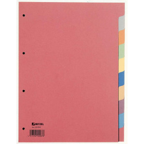 Intercalaire 10 feuilles A4 pastels (5)