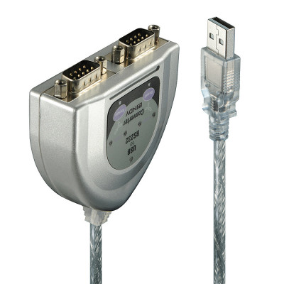 LINDY Convertisseur USB vers 2 ports série