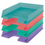 Corbeille a courrier colour'breeze esselte, assortis