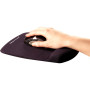 Tapis de souris repose-poignets plushtouch - noir