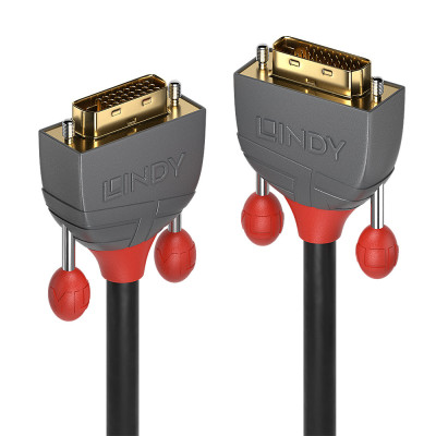 LINDY Câble DVI-D Dual Link, Anthra Line, 2m