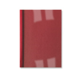 Couverture de reliure A4 1,5mm LINEN WEAVE GBC, Lot de 100, Rouge