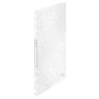 Reliure protege-documents 20 pochette wow leitz , blanc